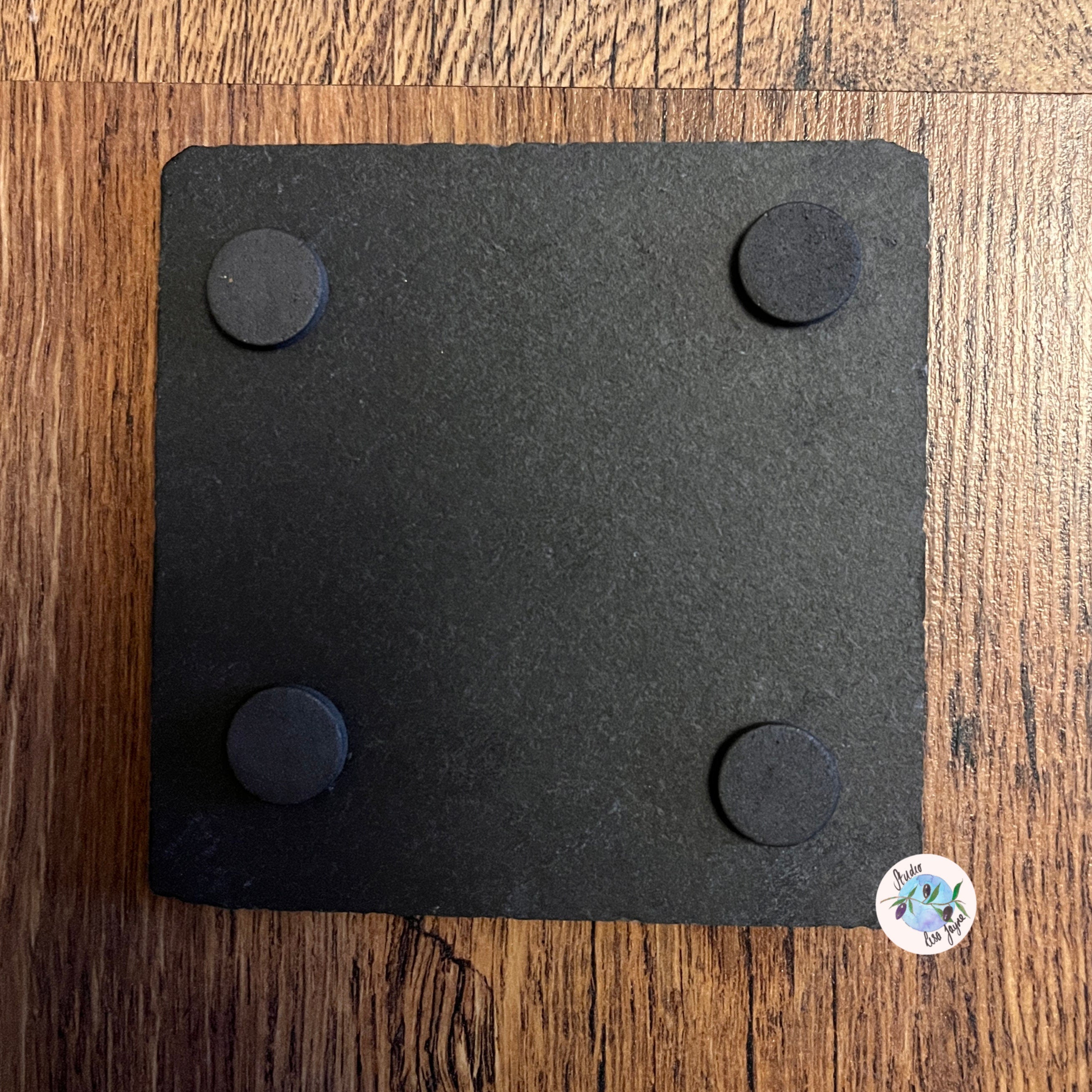 Business Brand Logo Slate Coaster Business