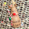 Reindeer Hand Painted Christmas Tree Decoration