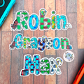 Gamer Name Stickers - Computer Game Geek Video Games Waterproof  Photo Album Name Labels Personalised Decals SNES, Xbox, PlayStation and Nintendo Switch 2 themes