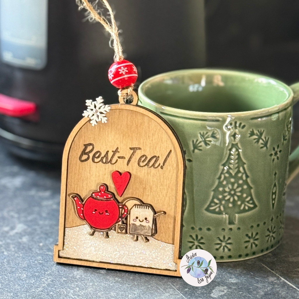 Best Tea (Best Friend) Christmas Tree Decoration