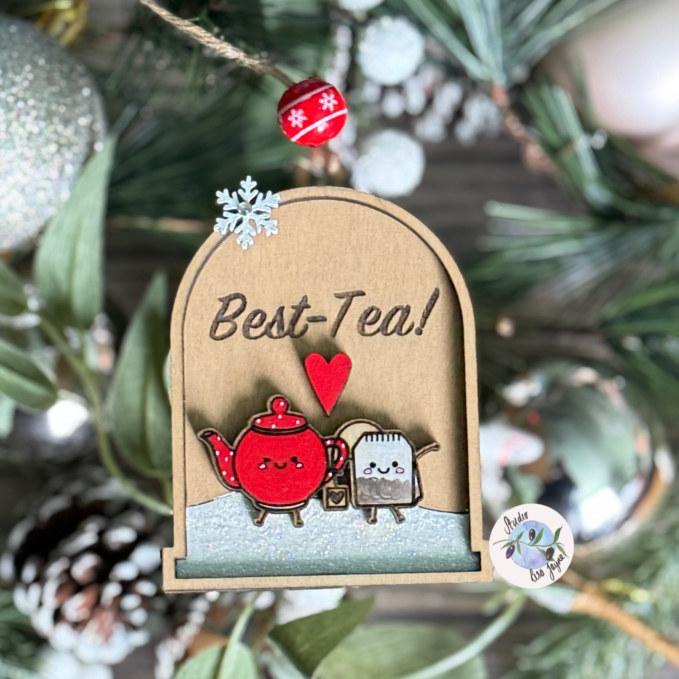 Best Tea (Best Friend) Christmas Tree Decoration