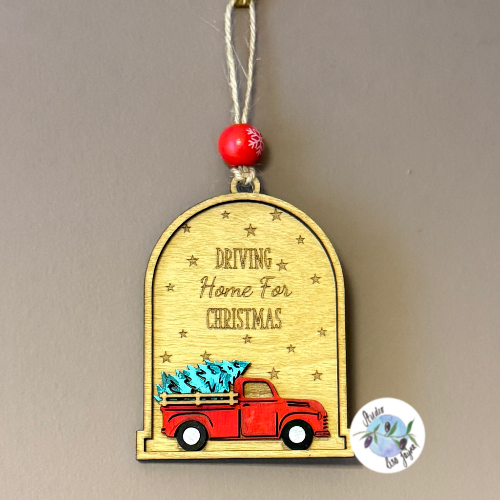 Driving Home for Christmas Tree Decoration