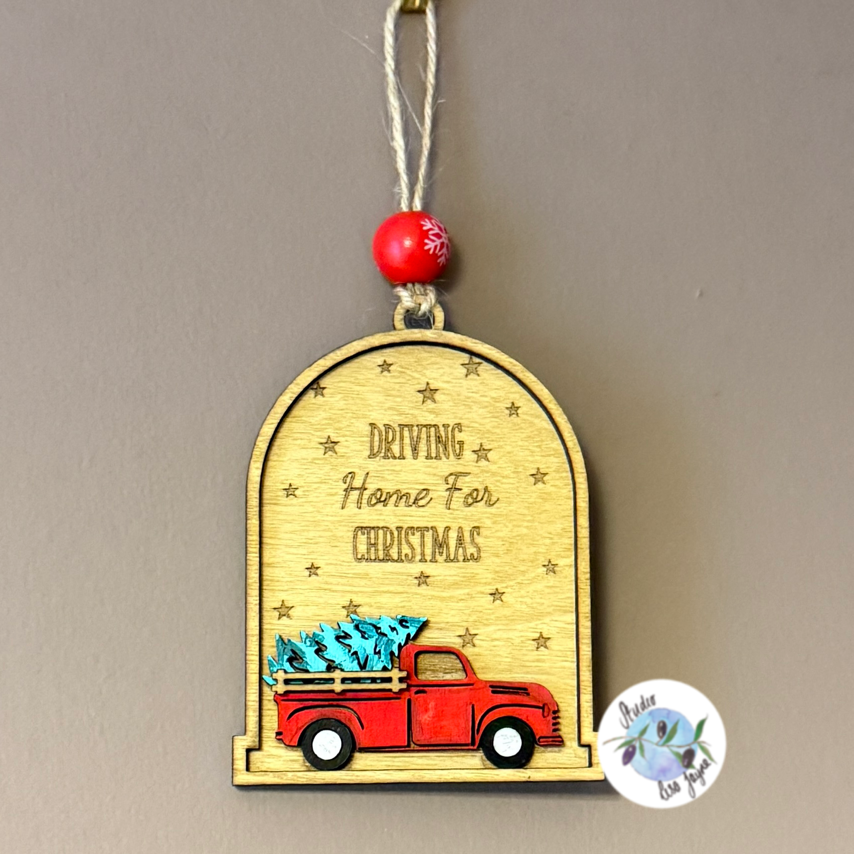 Driving Home for Christmas Tree Decoration