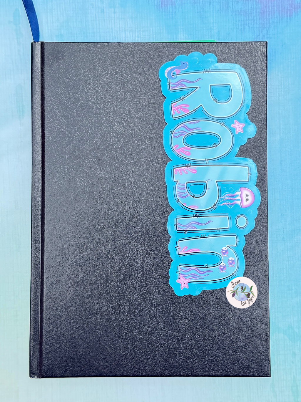 Ocean Under the Sea Name Personalised Waterproof Vinyl Sticker