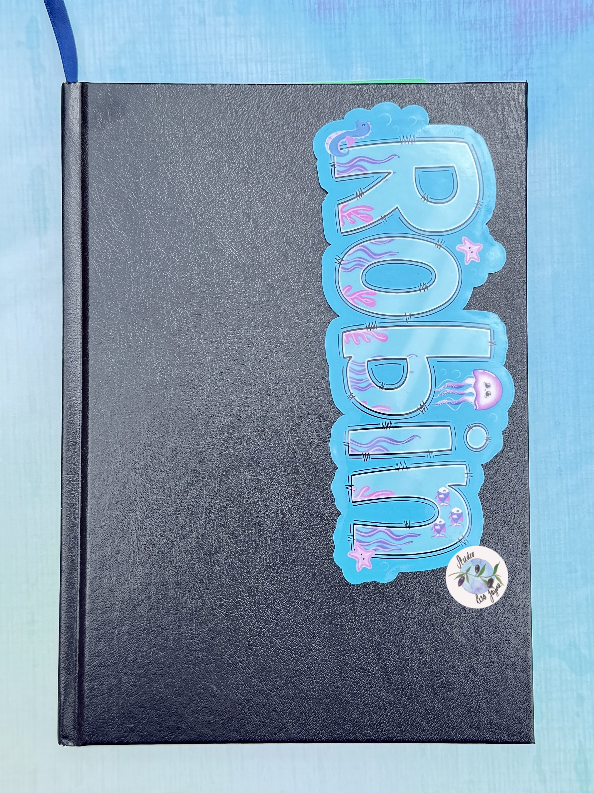Ocean Under the Sea Name Personalised Waterproof Vinyl Sticker