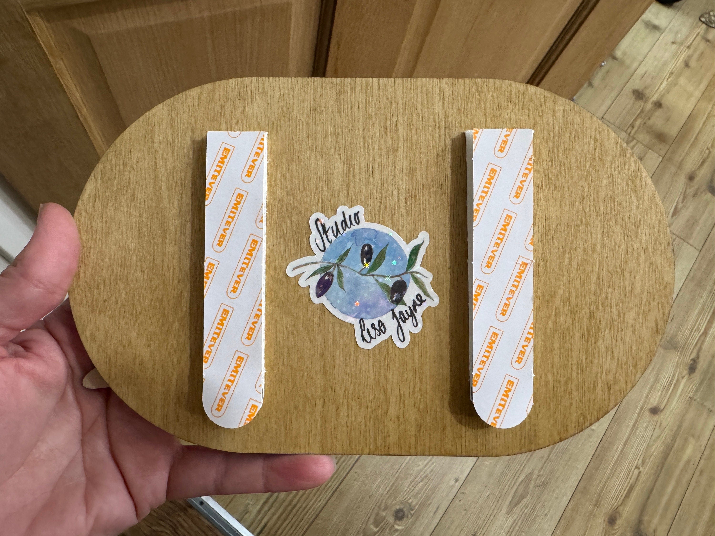 Ocean Sea Animals Children’s Name Bedroom Door Sign Plaque Personalised Nursery Name - Back side