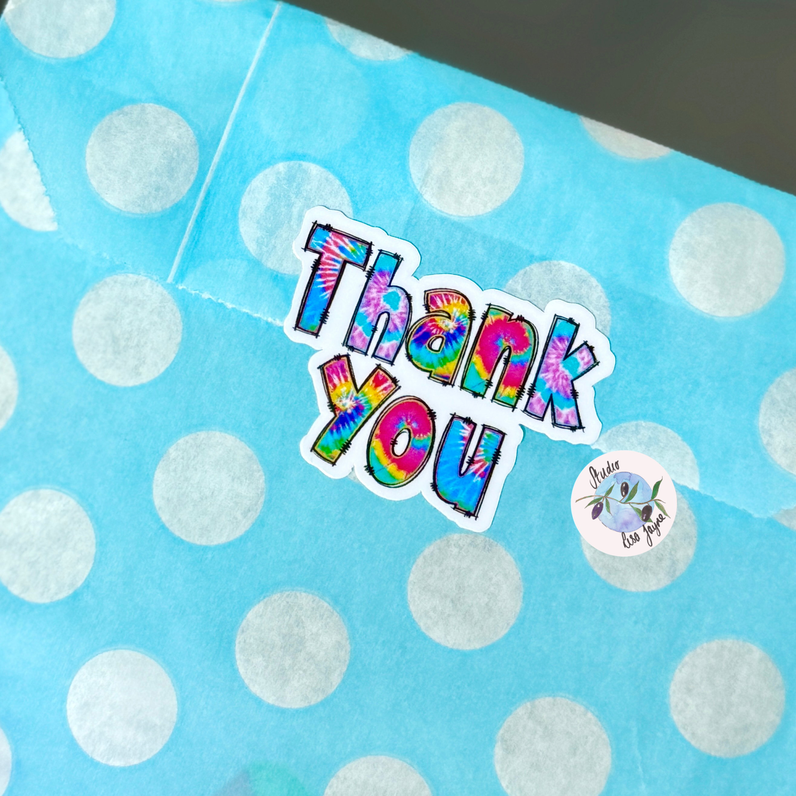 Thank You Vinyl Sticker Bundle for Smooth Surfaces Label