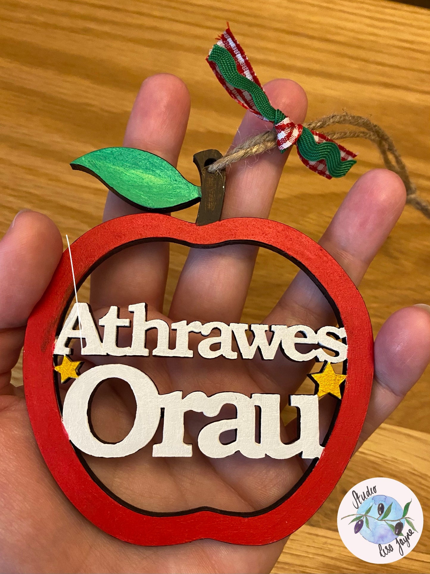 Welsh Best Teacher Gift.  Athro Gorau (male) | Athrawes Orau (female)