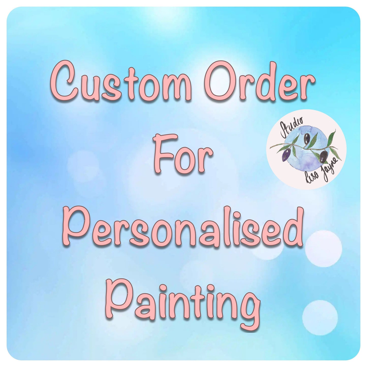 Custom Personalised Cartoon Style Painting