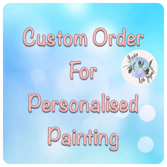 Custom Personalised Cartoon Style Painting