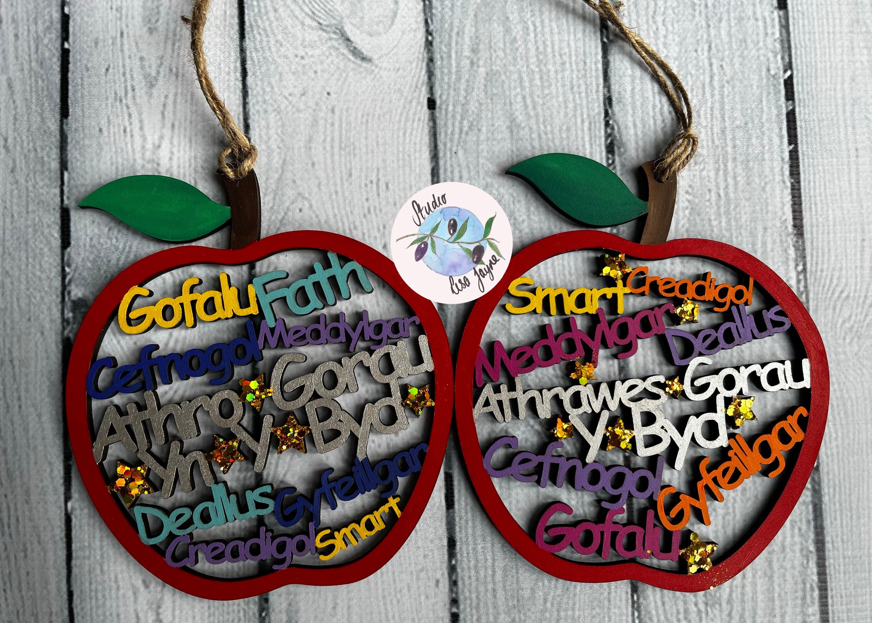 Welsh Best Teacher in The World Gift.  Athro (male) | Athrawes (female)