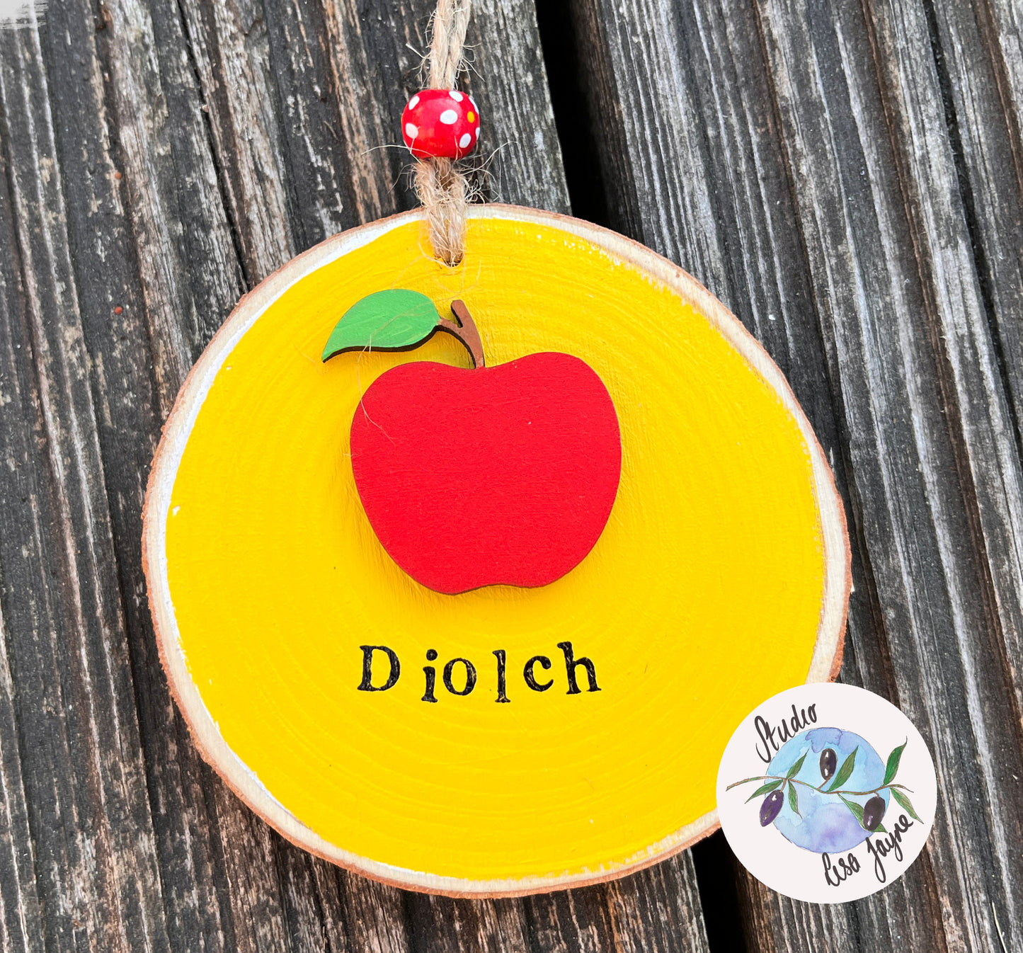 Welsh Diolch  Thank You Teacher  Hanging Gift