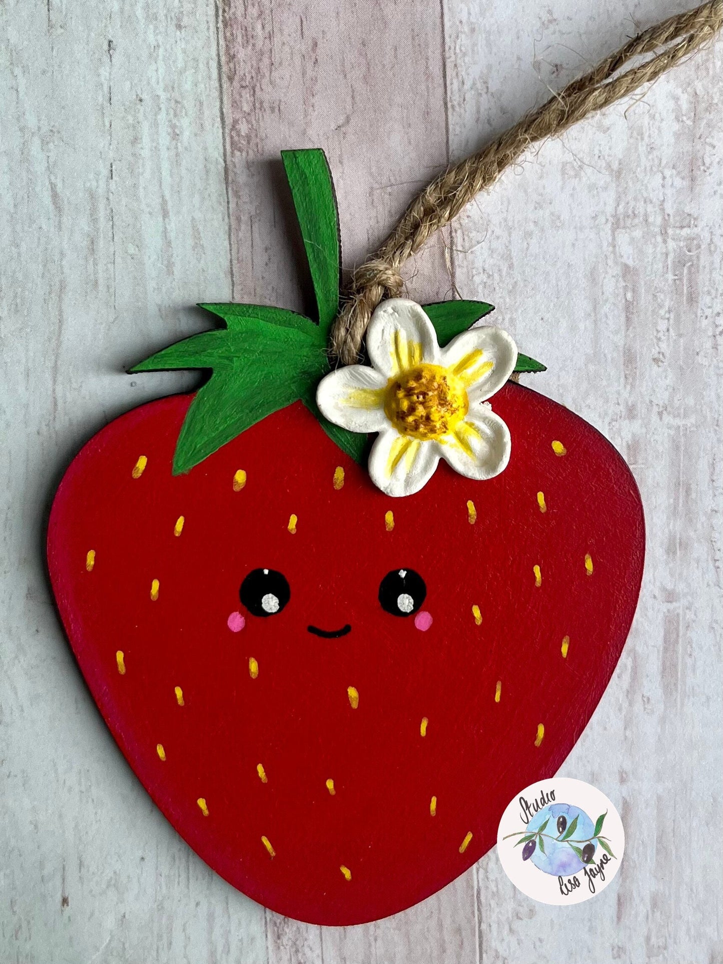 Kawaii Strawberry Hanging Decor