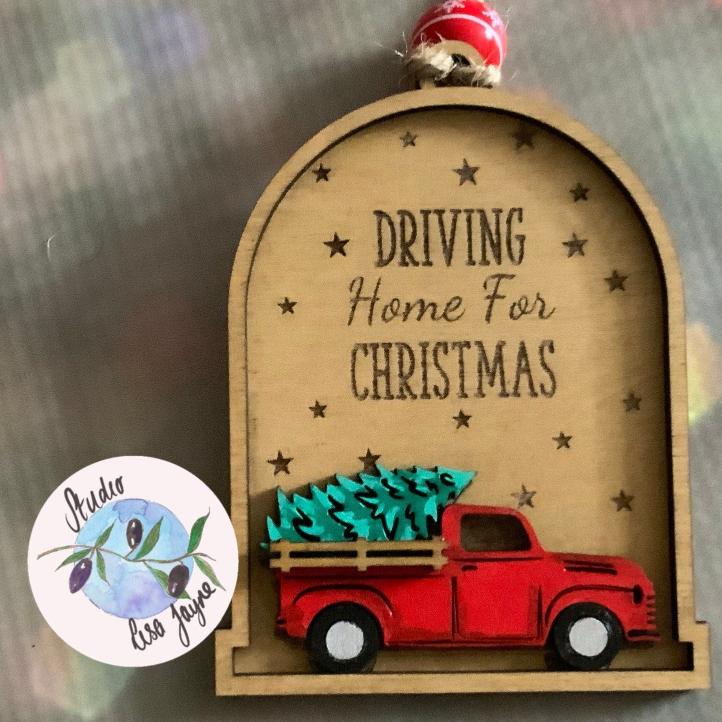 Driving Home for Christmas Tree Decoration