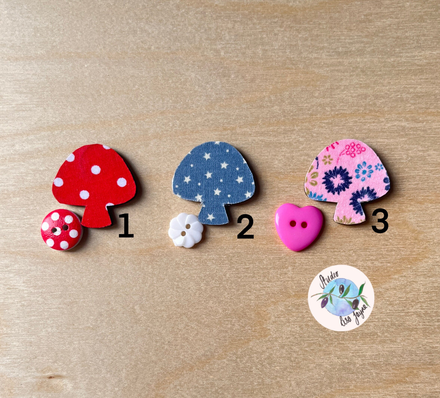 Toadstool Shaped Needle Minder.