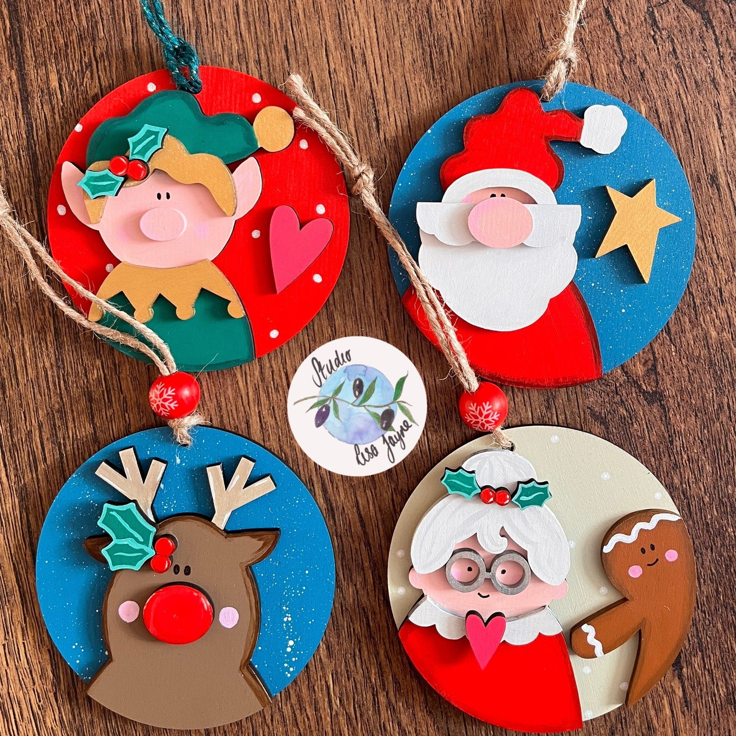 Handmade Christmas Bauble Decorations