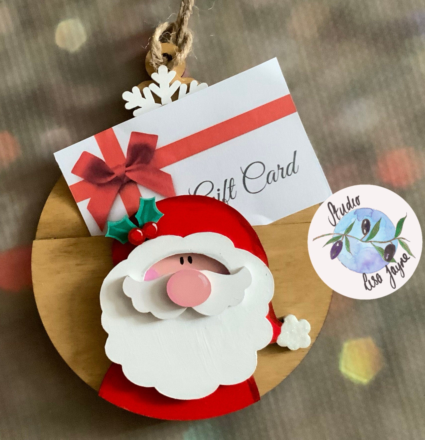 Gift Card Holder Christmas Tree Decoration