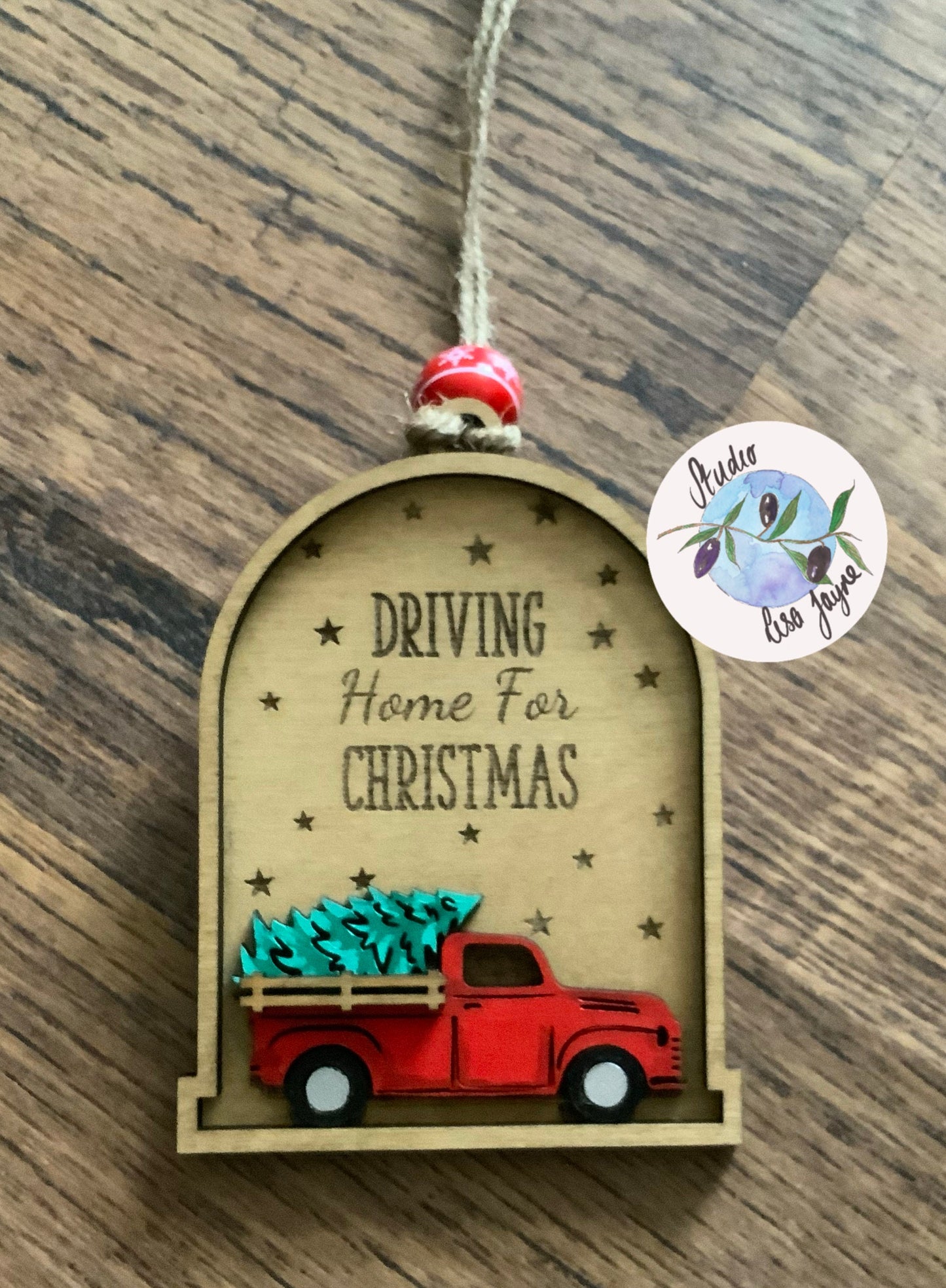 Driving Home for Christmas Tree Decoration