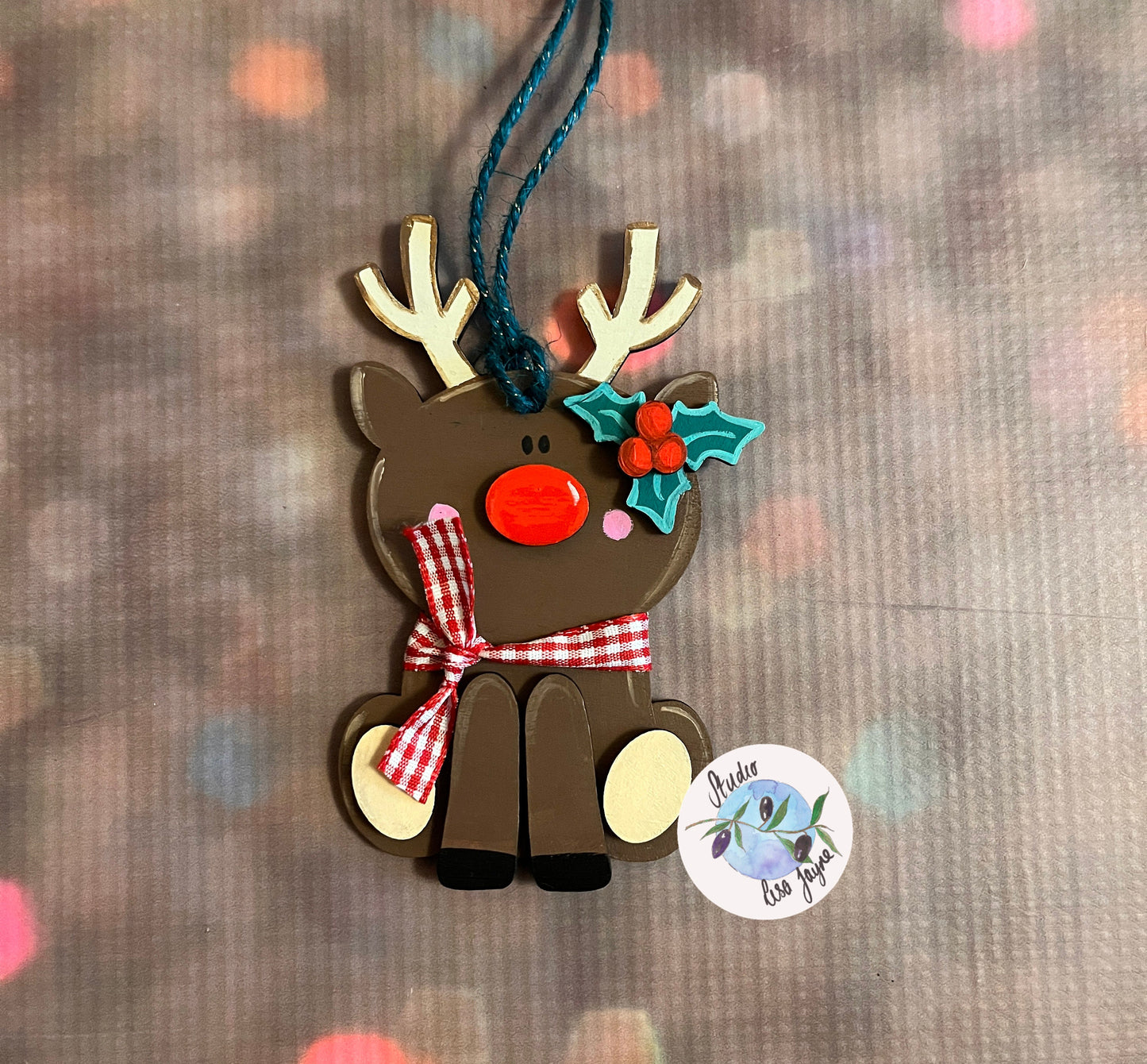 Reindeer Sitting Christmas Tree Decoration