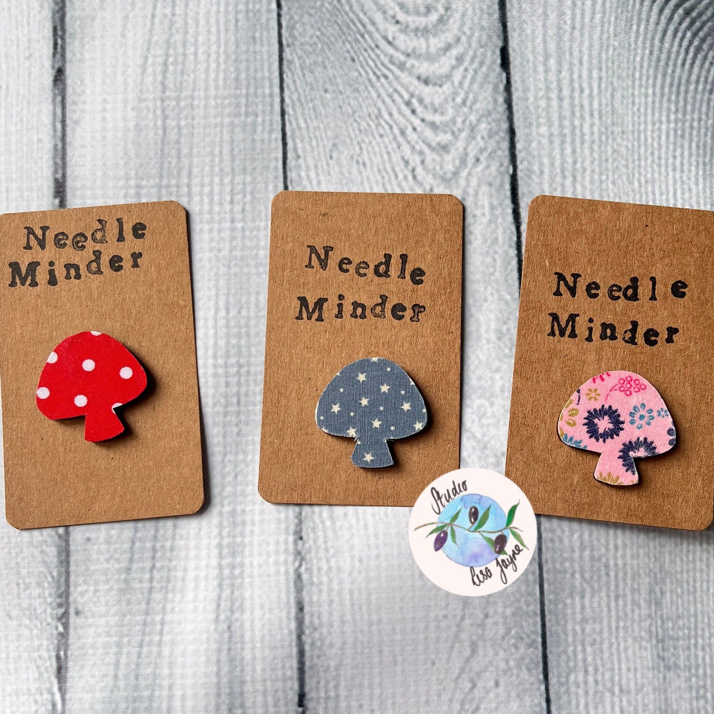 Toadstool Shaped Needle Minder.