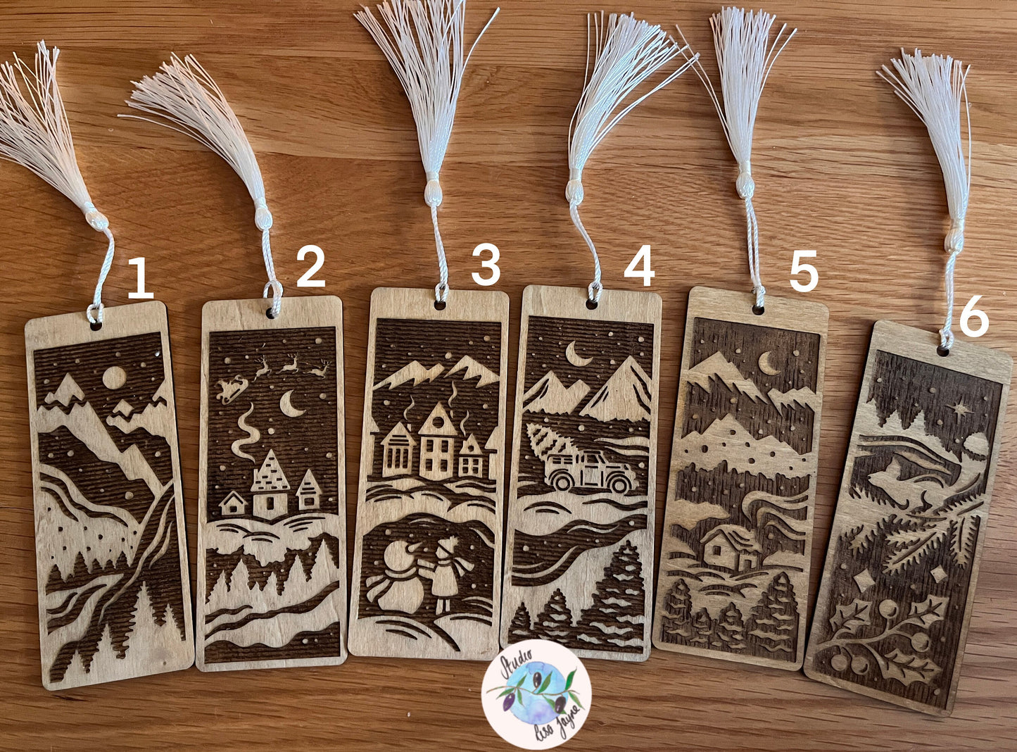 Winter Scene Bookmarks