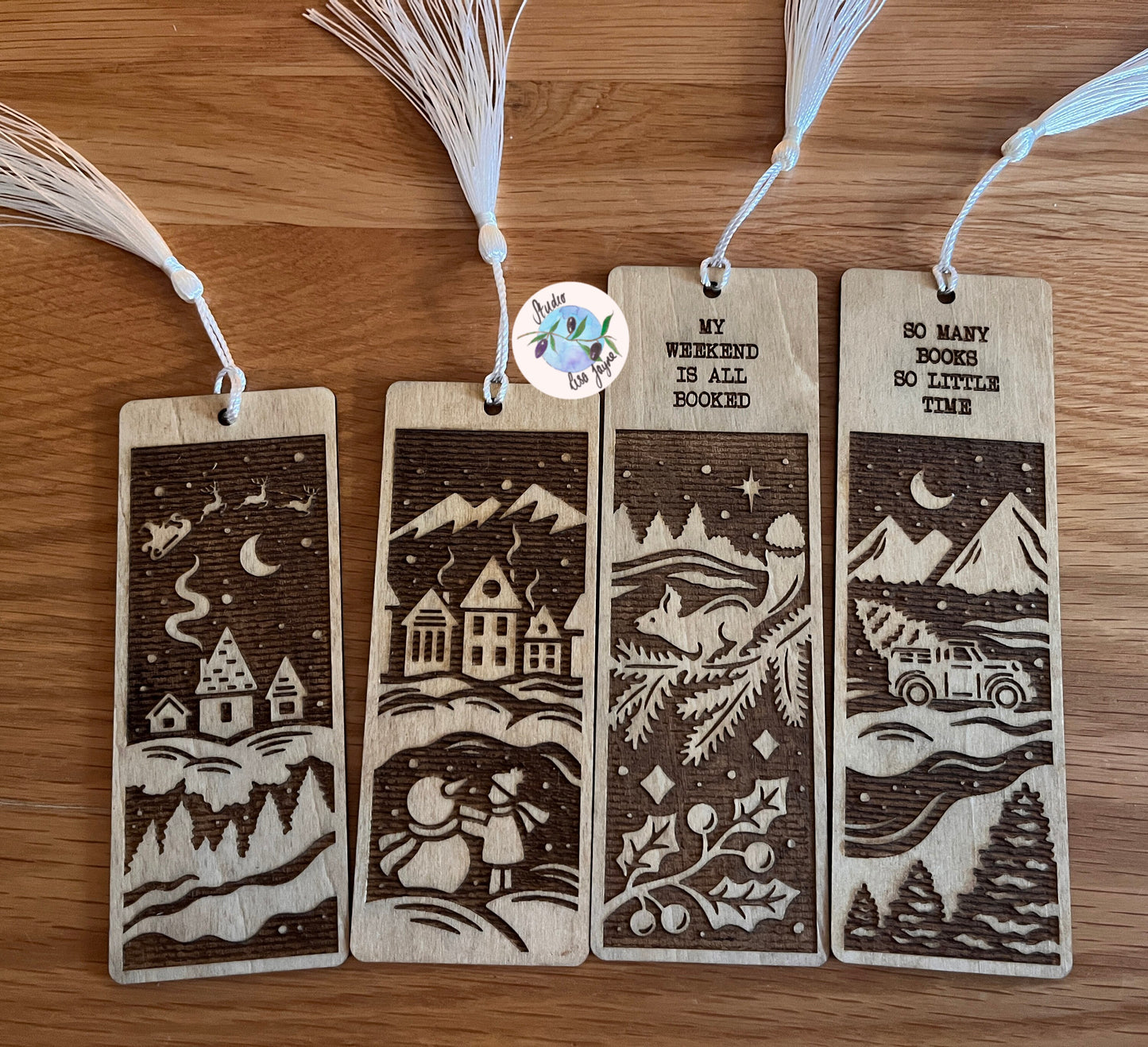 Winter Scene Bookmarks