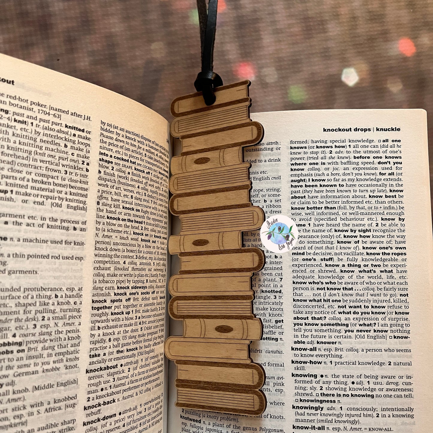 Book Stack Bookmark