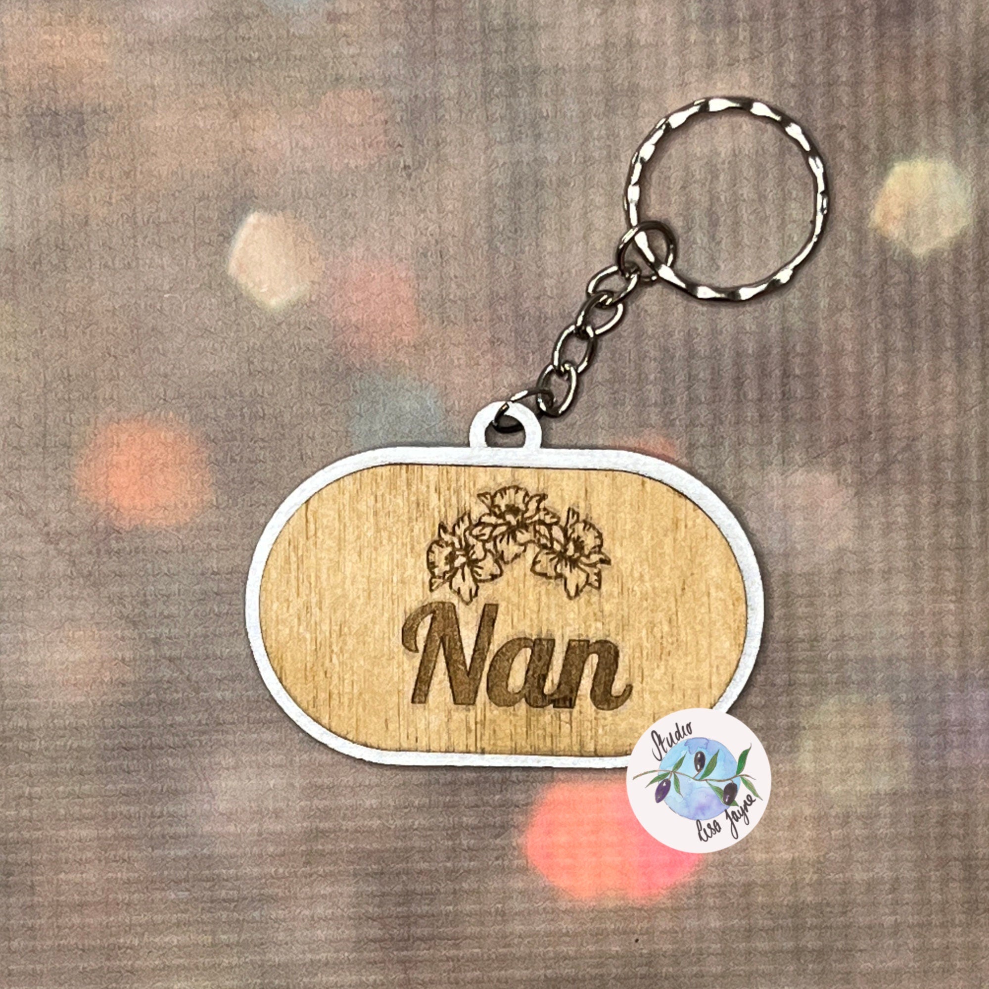 Personalised Name Welsh Themed Keyring
