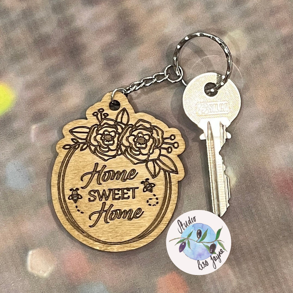 Home Sweet Home Keyring