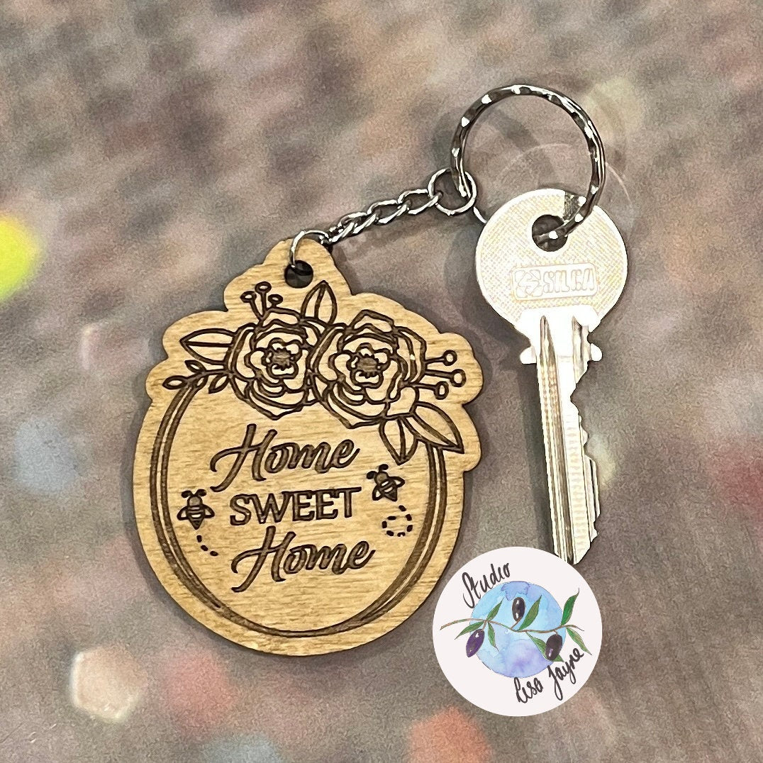 Home Sweet Home Keyring