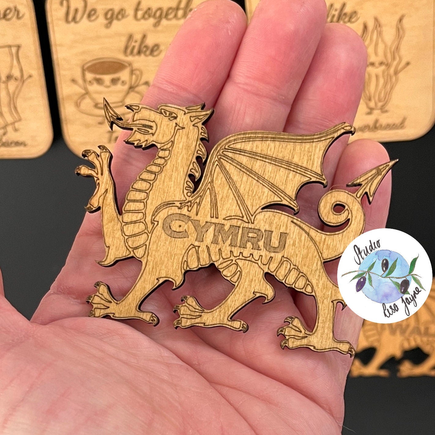 Cymru|Wales Welsh Dragon Magnet