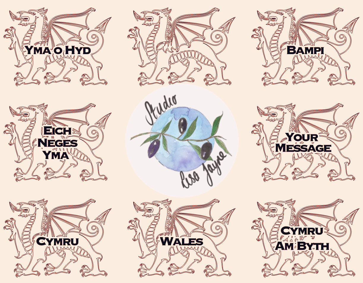 Cymru|Wales Welsh Dragon Magnet