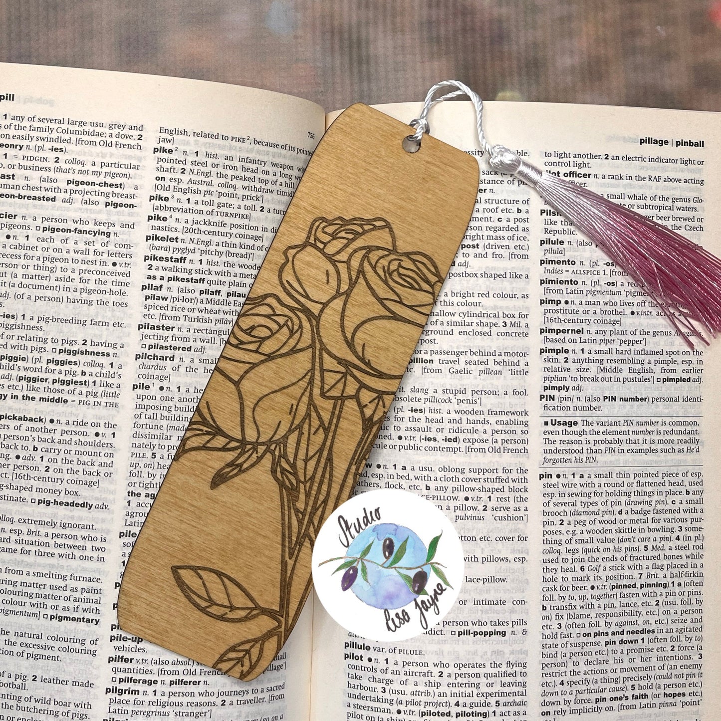 Flower Bookmark