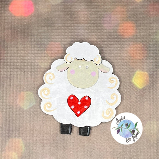 Sheep Love 3D Magnet