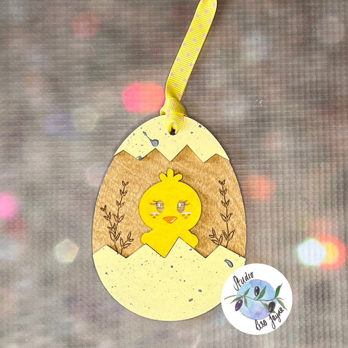 Personalised Easter Hanging Egg Decoration