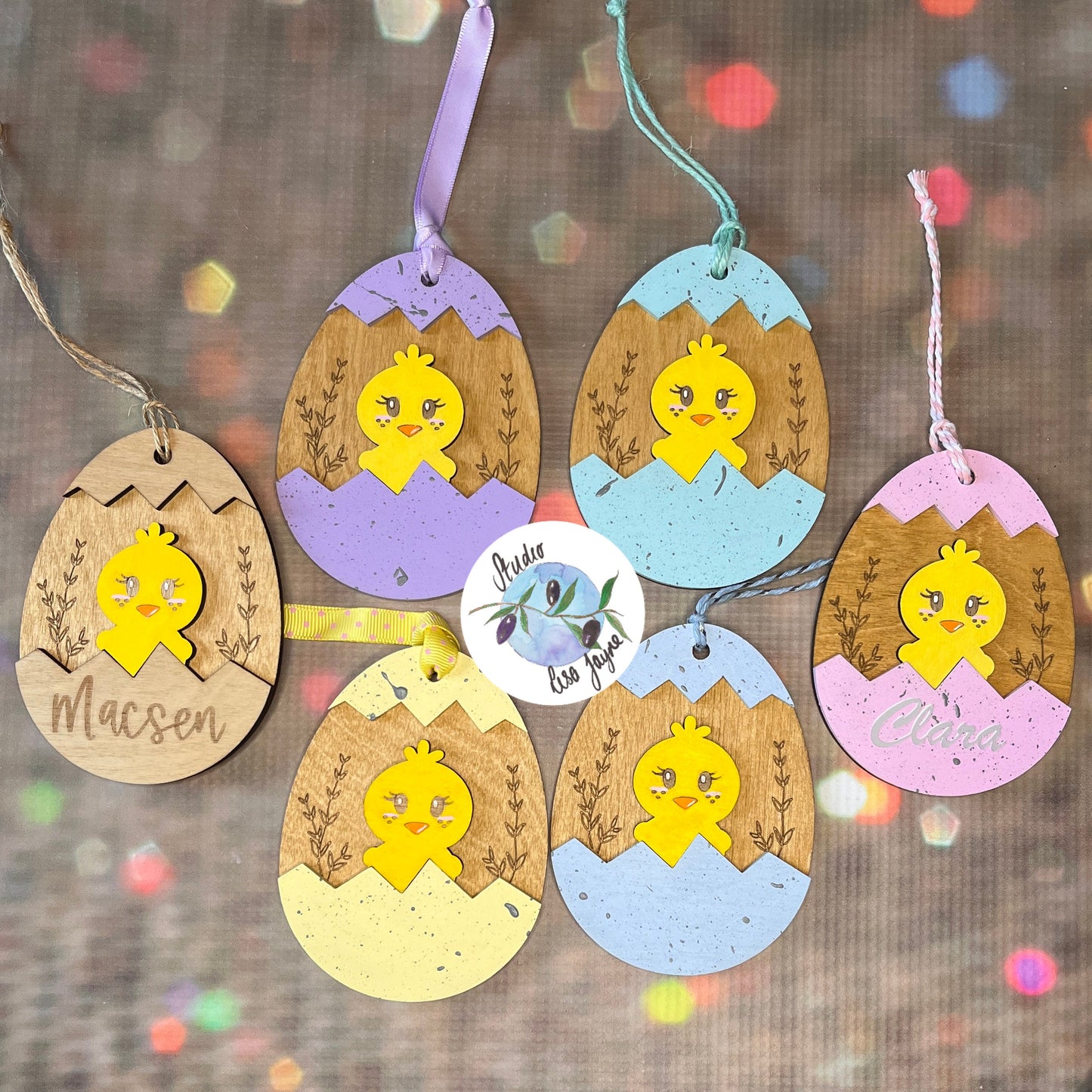 Personalised Easter Hanging Egg Decoration