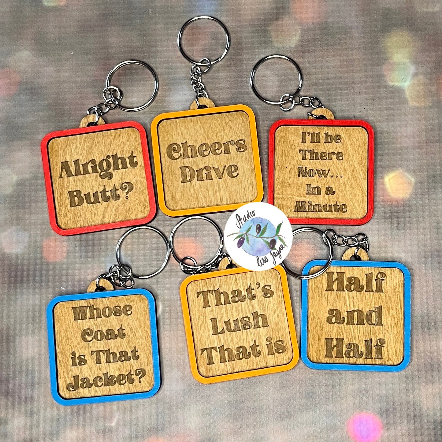 Welsh Sayings Keyrings Keychains