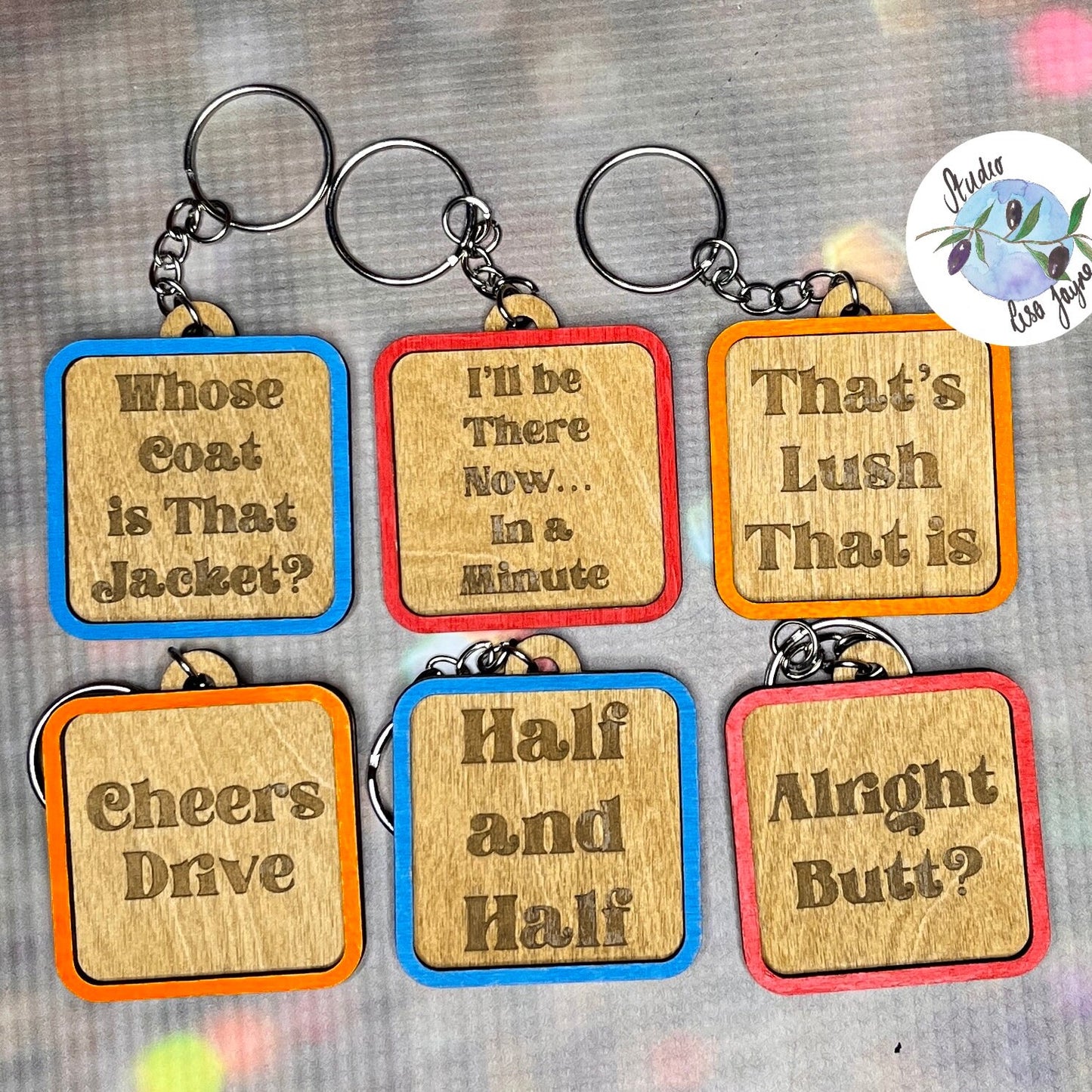 Welsh Sayings Keyrings Keychains