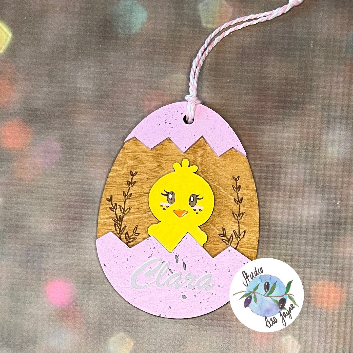 Personalised Easter Hanging Egg Decoration