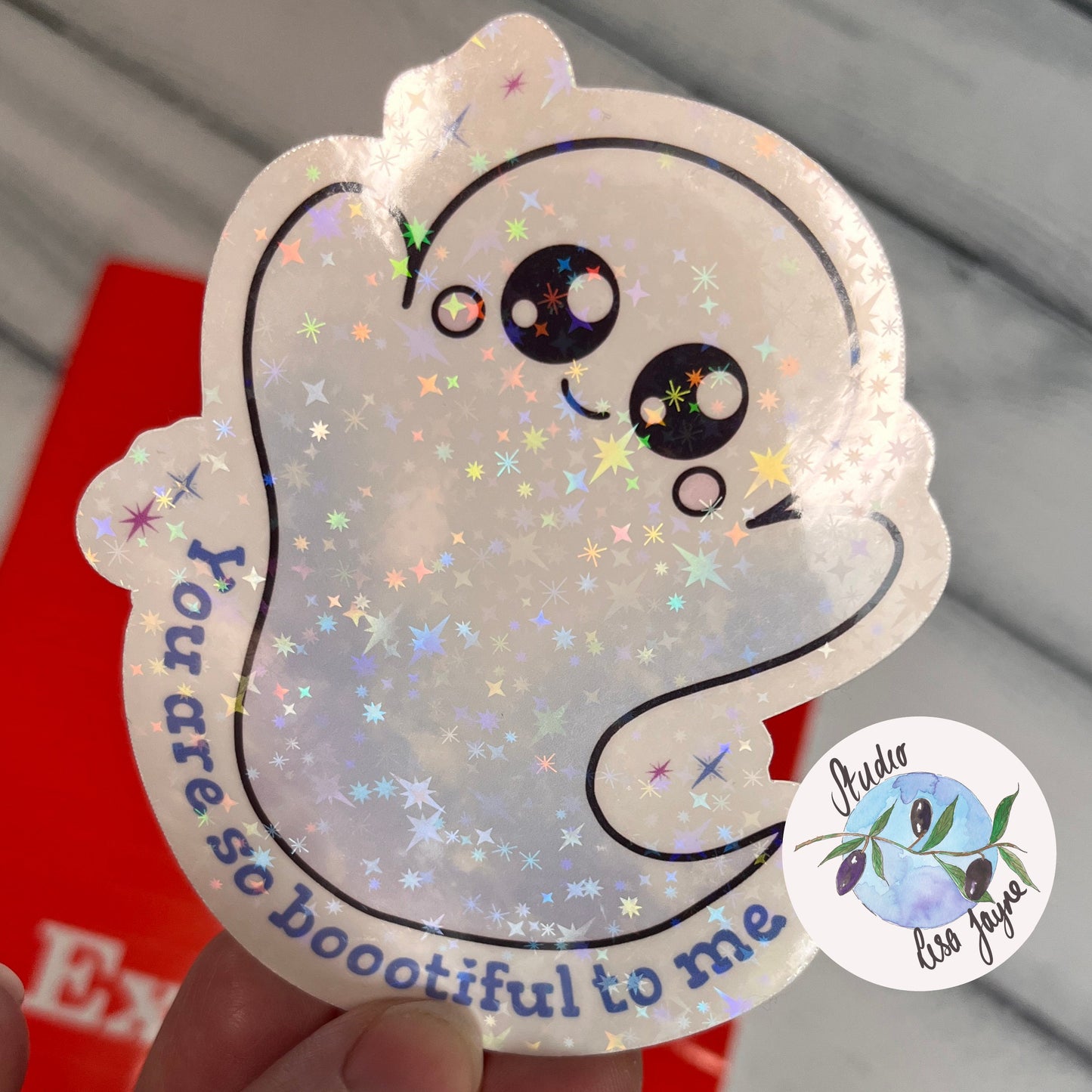 Ghost Vinyl Sticker ‘You Are So Bootiful To Me’