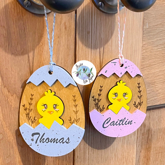 Personalised Easter Hanging Egg Decoration