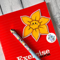 Welsh Daffodil Face Waterproof Vinyl Sticker