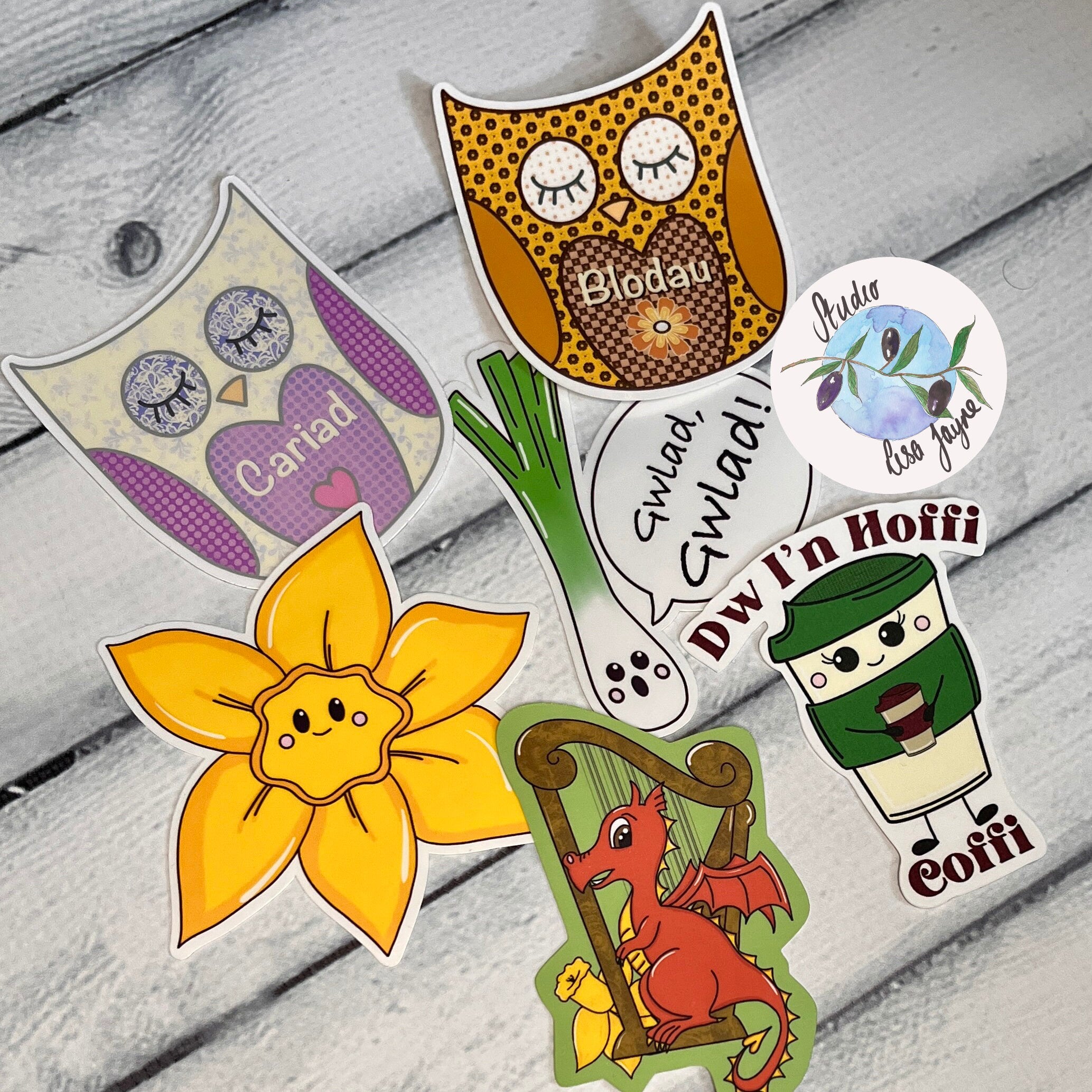 Dw I’n Hoffi Coffi Welsh Waterproof Vinyl Sticker
