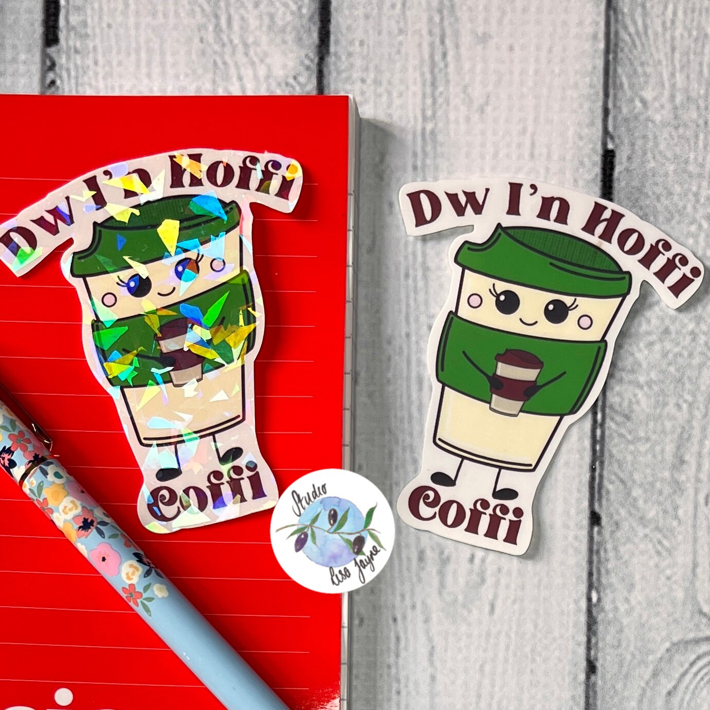 Dw I’n Hoffi Coffi Welsh Waterproof Vinyl Sticker