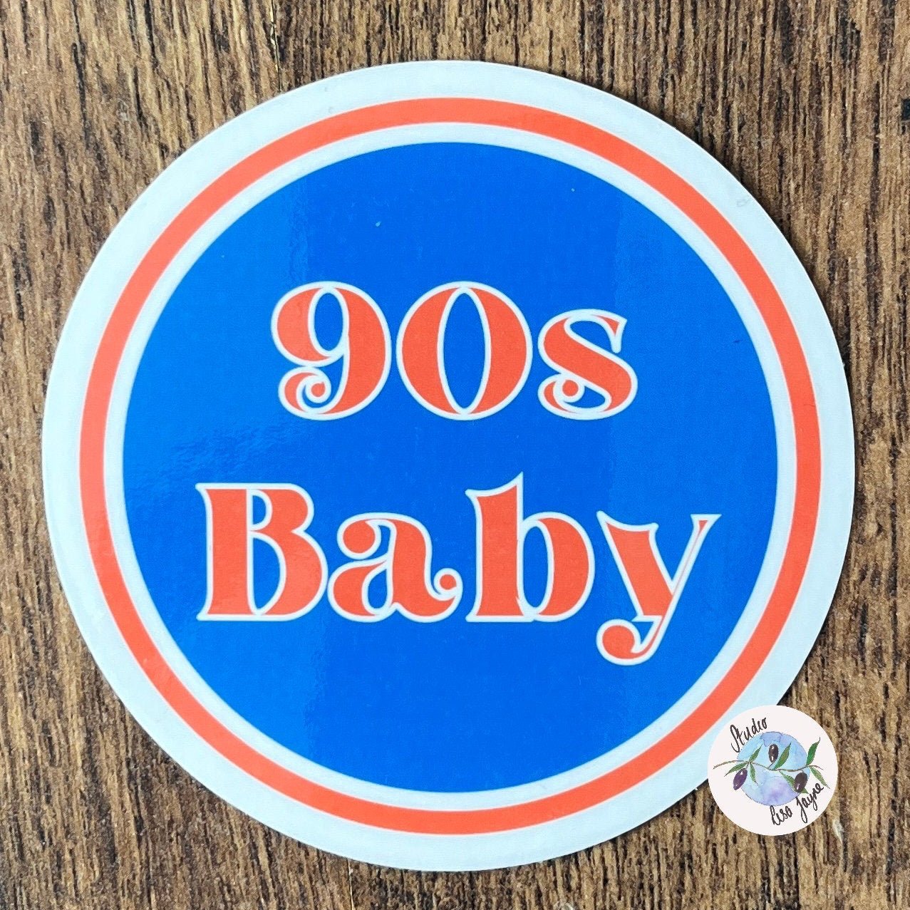 90s Baby Waterproof Vinyl Sticker