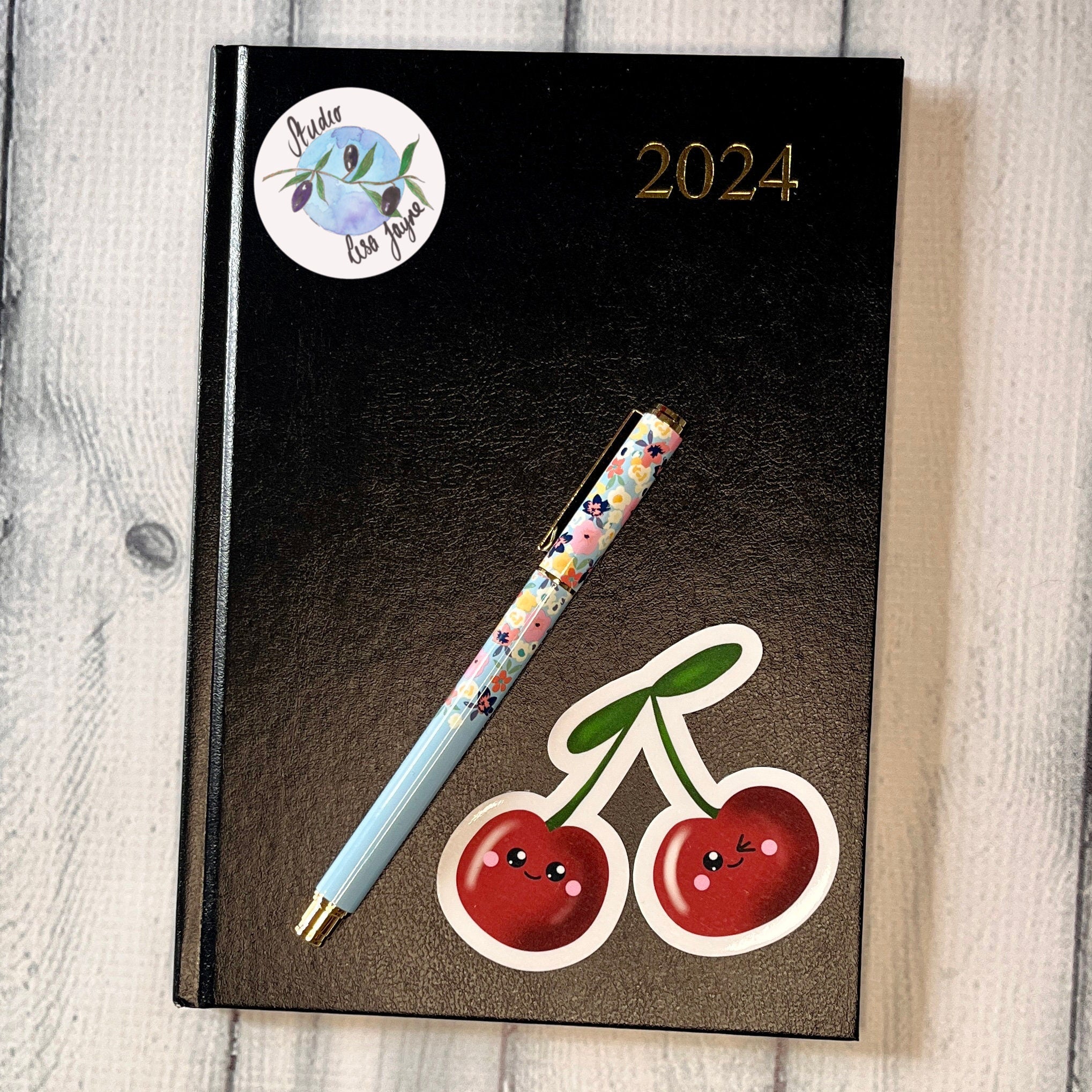 Cherries Kawaii Waterproof Vinyl Sticker