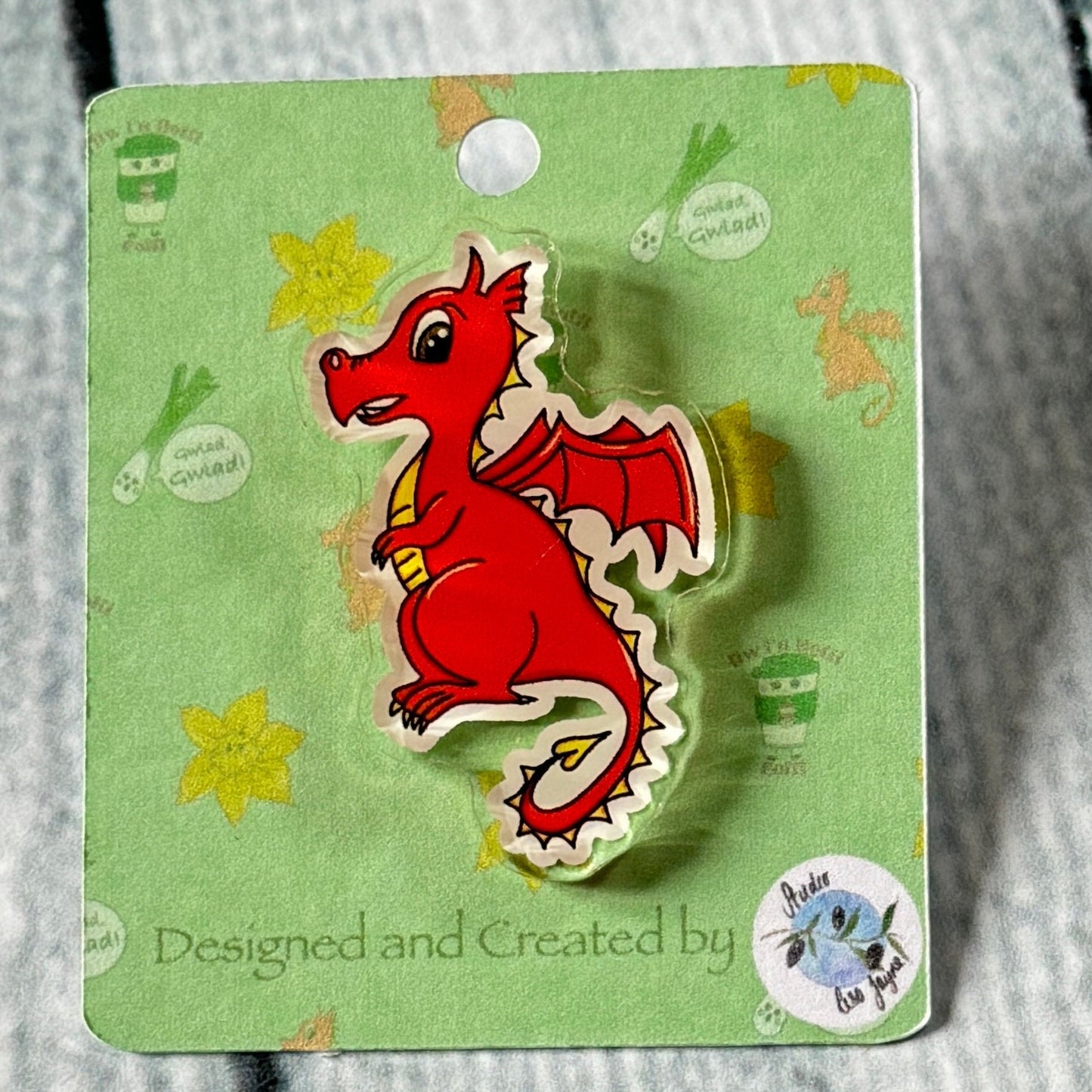 Welsh Dragon Pin