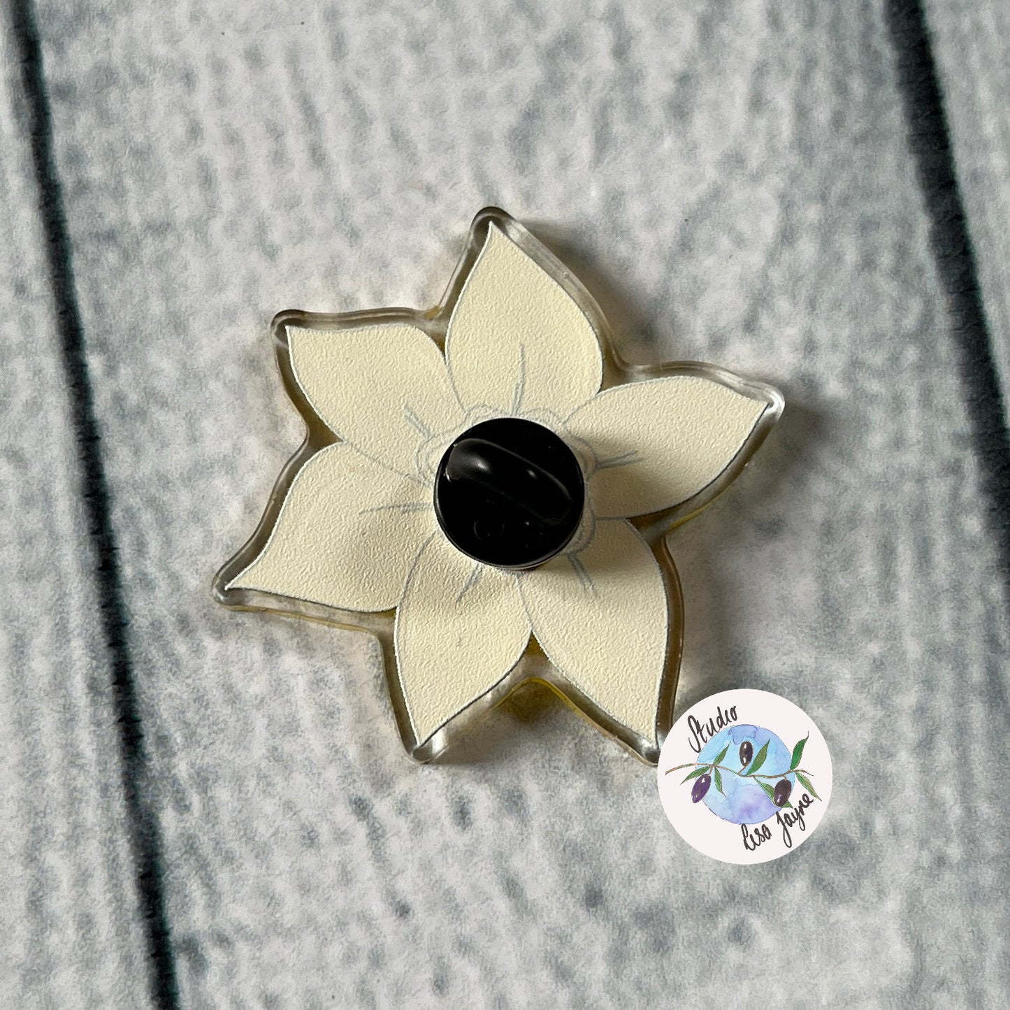 Welsh Daffodil Pin Acrylic