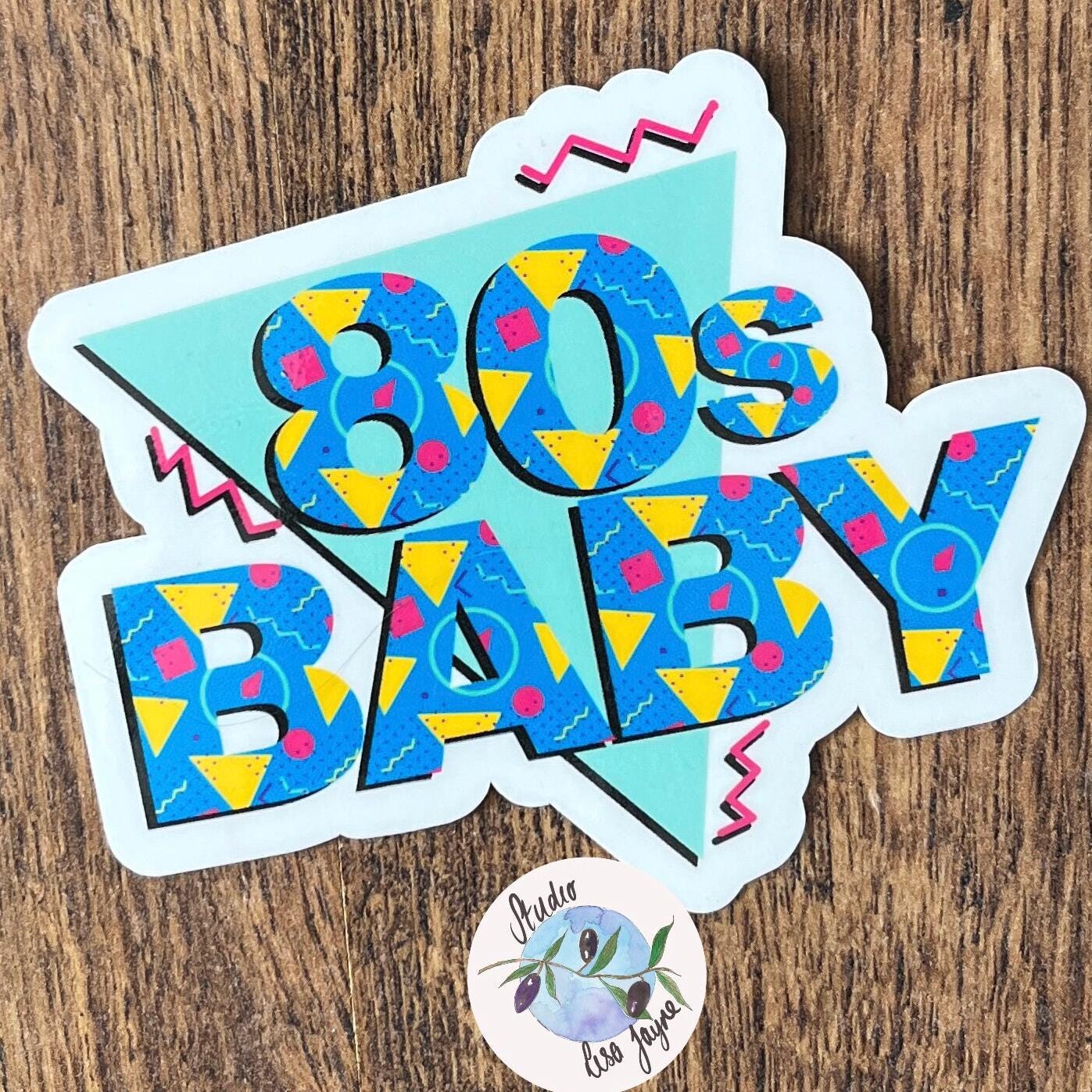 80s Baby Waterproof Vinyl Sticker