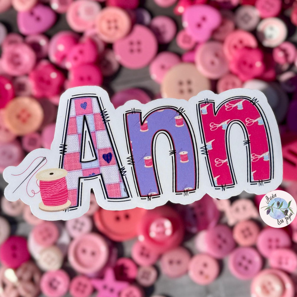 Sewing Name Sticker Label